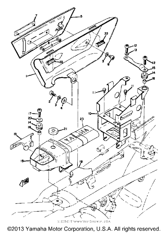 Side cover - tool - battery box