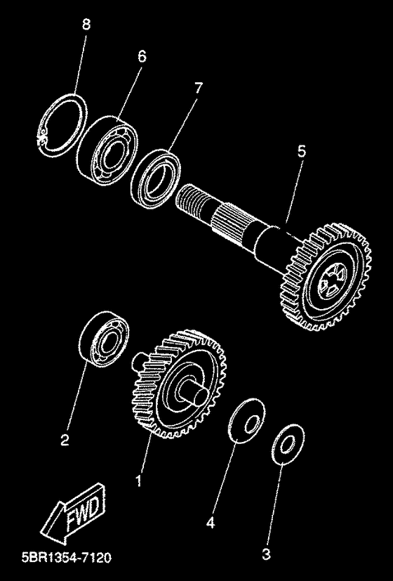 YQ50 Трансмиссия