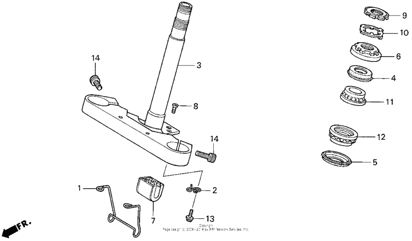 VF750CD Траверса нижняя