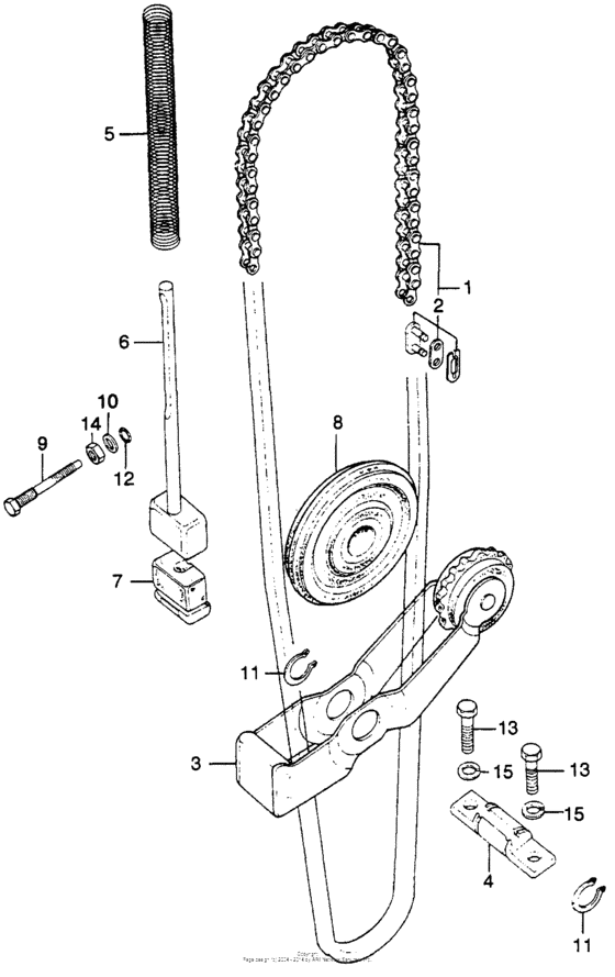 Cam chain + tensioner