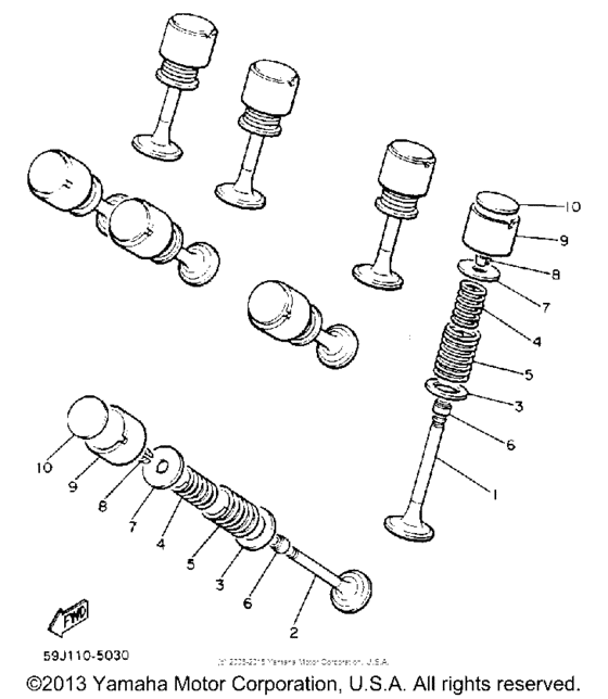 XVZ13DD Клапана