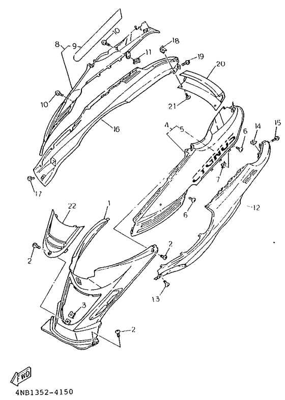 XC125 Боковые обтекатели