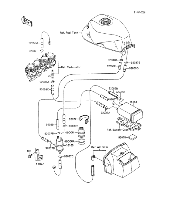 Fuel evaporative system(1/2)