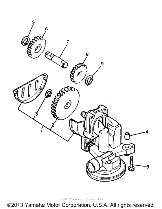 XVZ12DKC2 Масляный насос