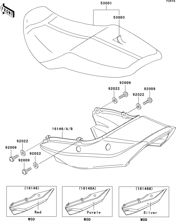 ZR1100 Seat(zr1100-c1 / c2)