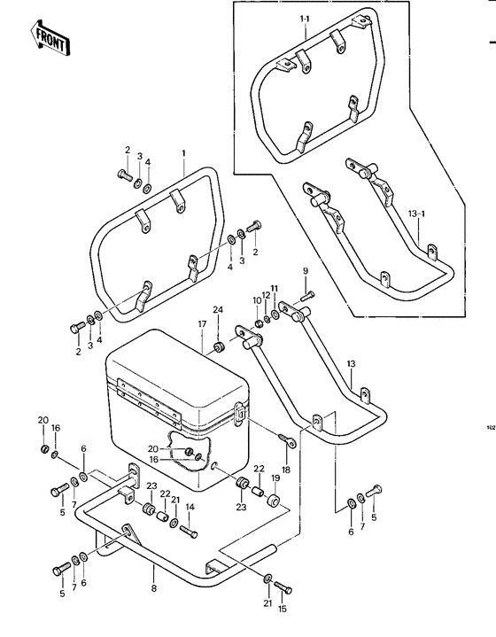 Guards/saddlebags