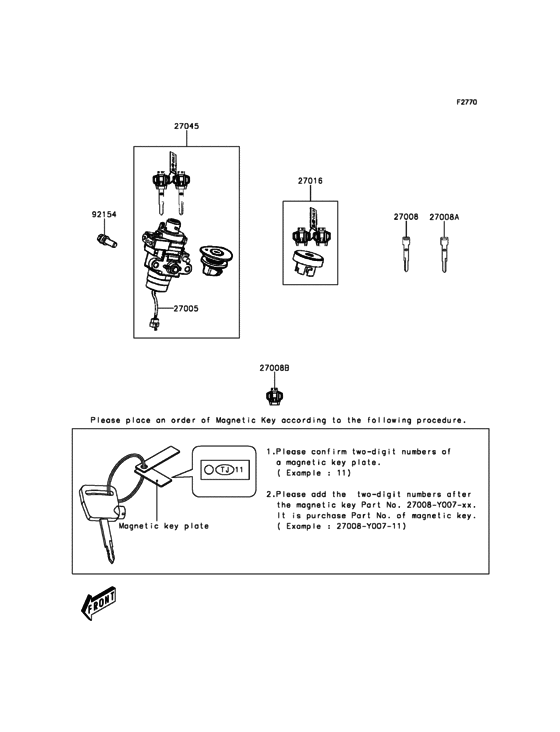 SC300 Замок зажигания