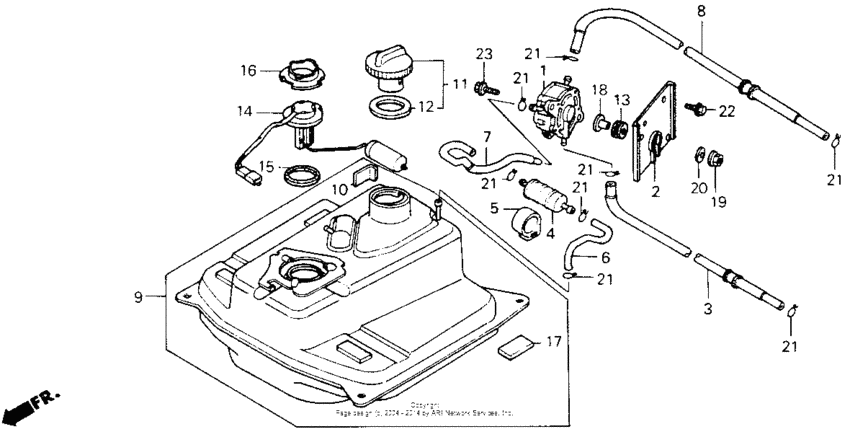 Fuel tank 89
