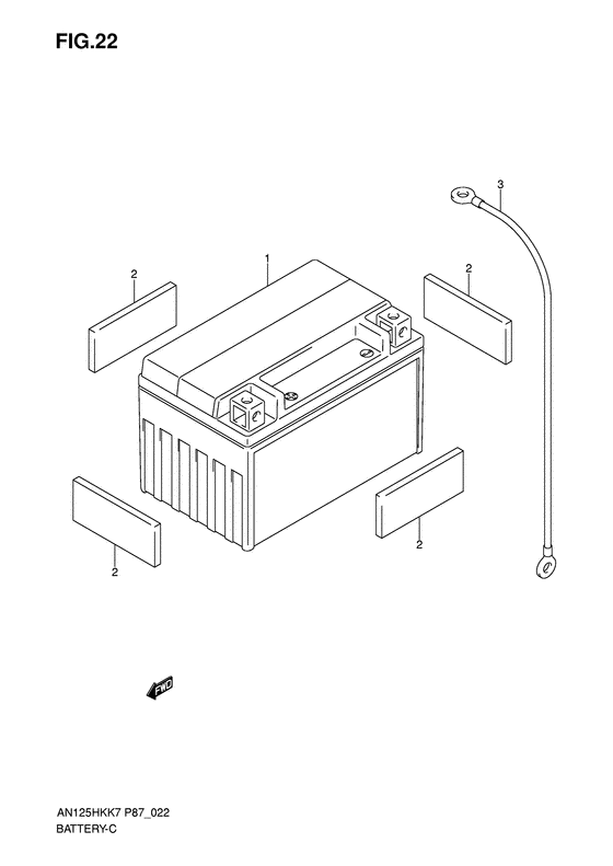 AN125 Аккумулятор