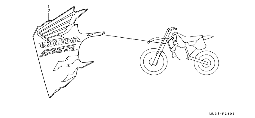 CR500R Label read the manual