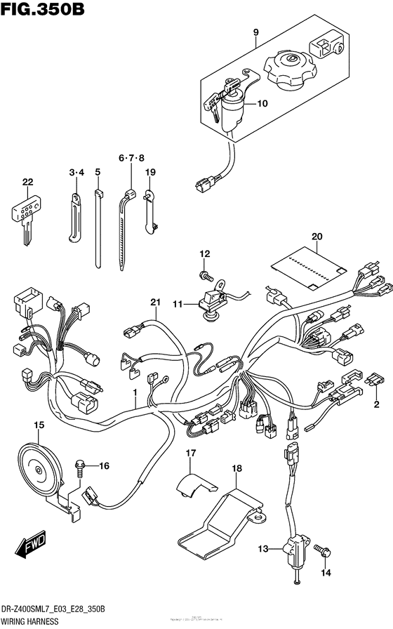 Wiring Harness (Dr-Z400Sml7 E28)