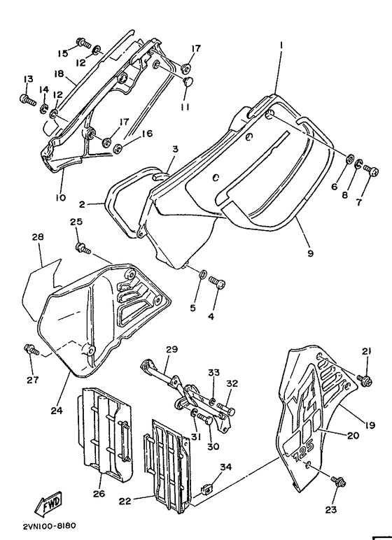 Side cover / oil tank