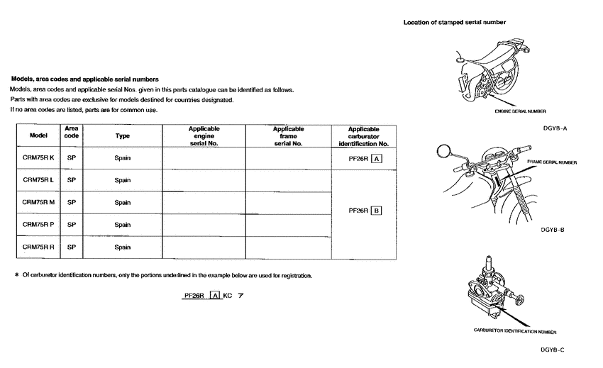 CRM75R *Applicable serial numbers
