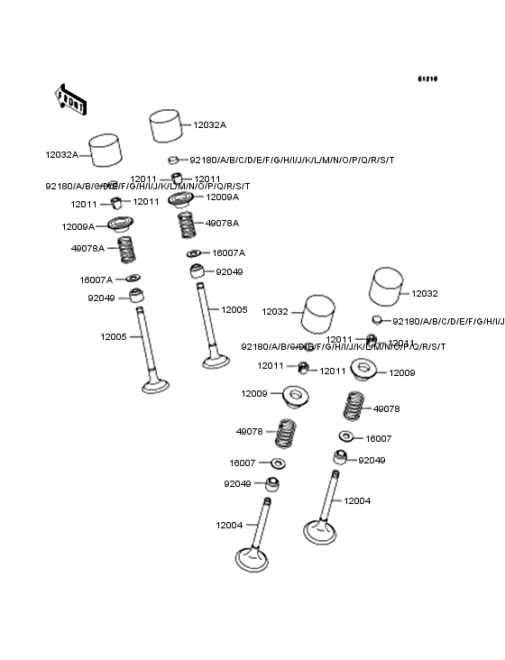 Rocker arms/valves