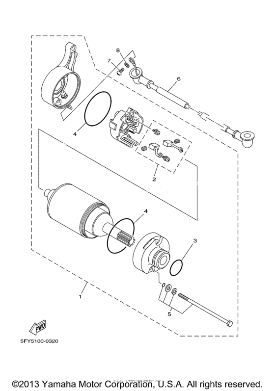 TW200S Стартер
