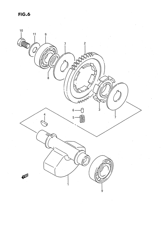 LS650 Балансир кривошипа