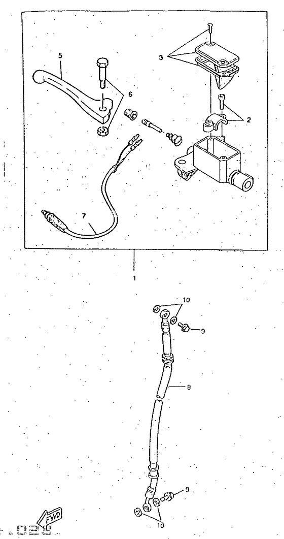 CW50RS Главный тормозной цилиндр