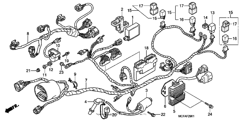 Wire harness (rr.)