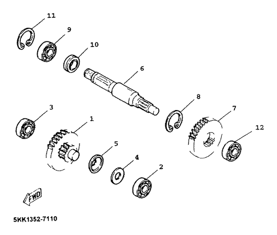 YN100 Трансмиссия