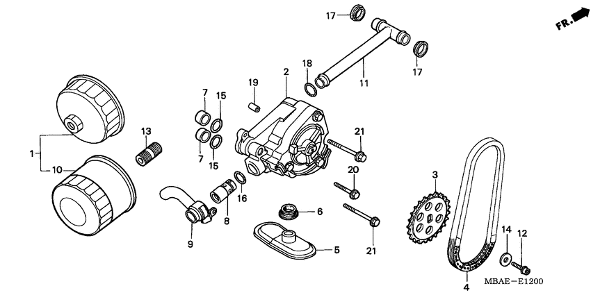 Oil filter/oil pump