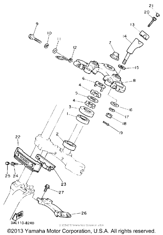 XV750AC Управление