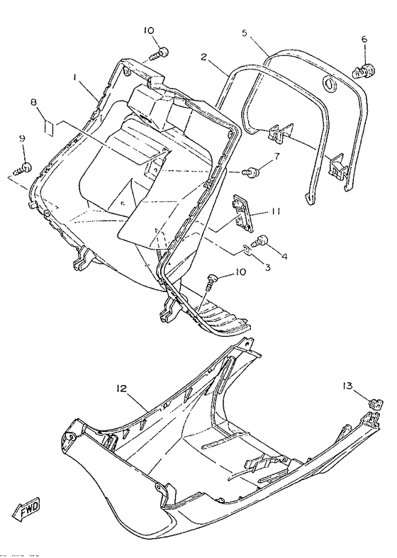 YA50R Ветровое стекло