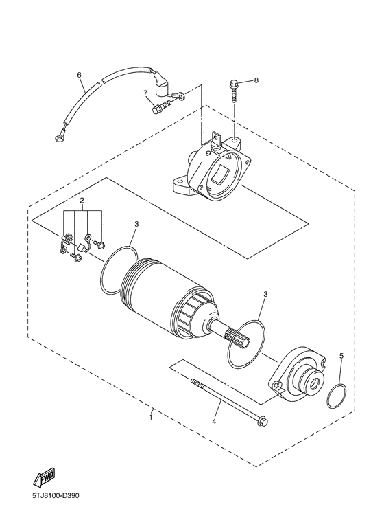 WR450FV Стартер