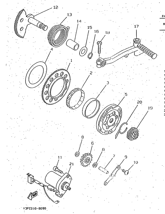 CW50RS Стартер