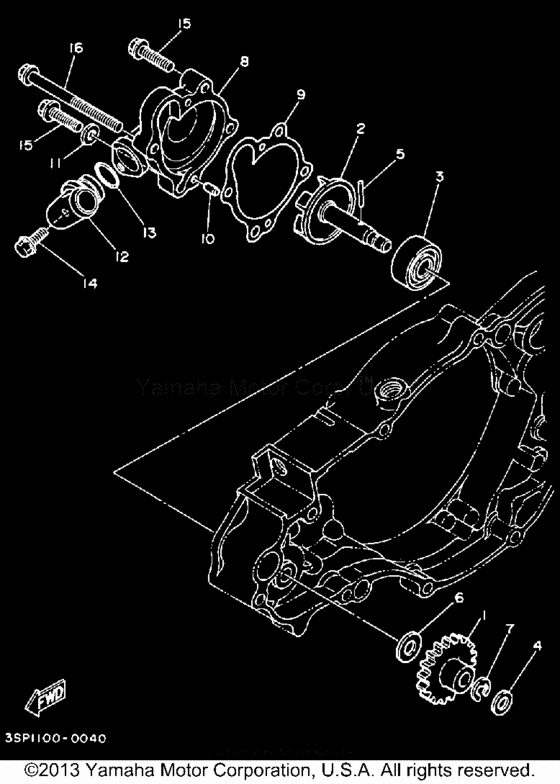 Водяной насос