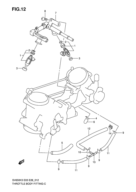 Throttle body fitting