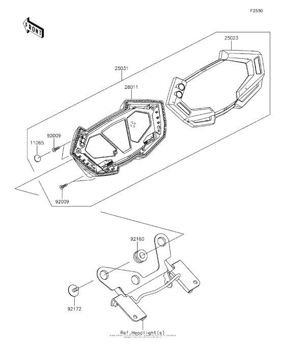 ZR800 Приборы