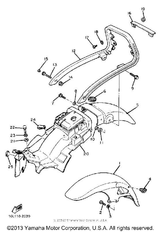 Fender-carrier