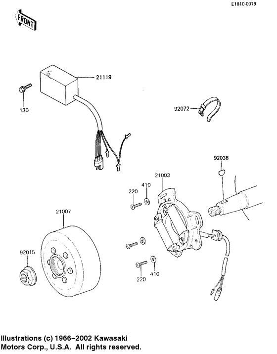  Ignition / generator