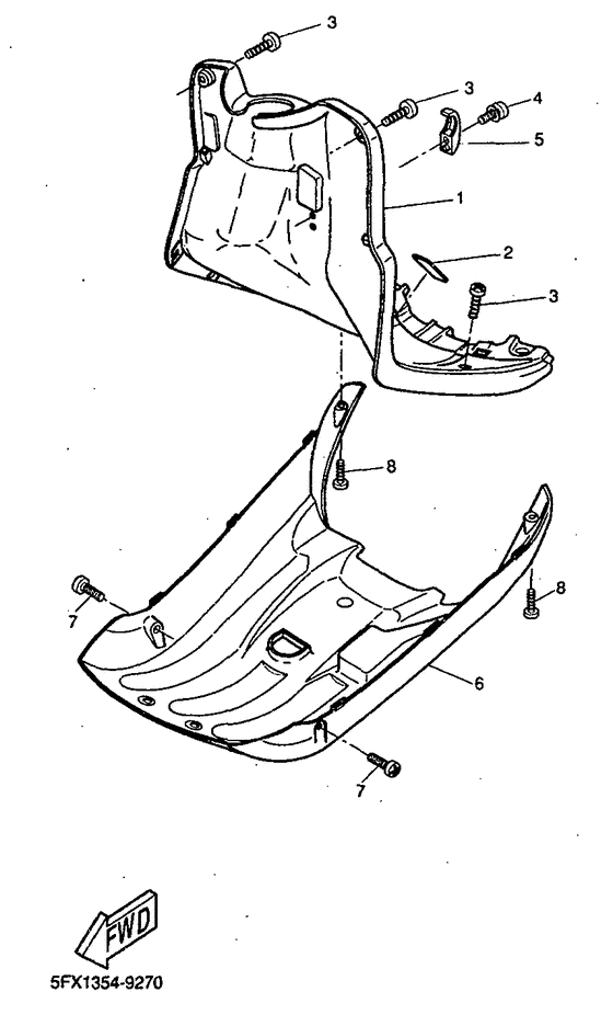 CW50RS Ветровое стекло