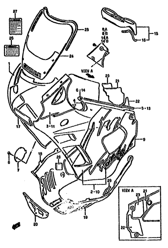 Cowling body
