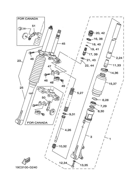 Front fork 2