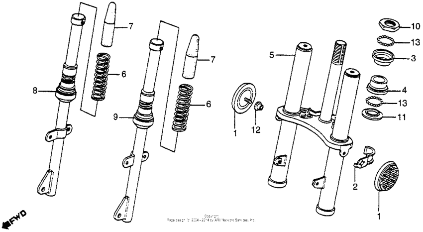 Front carrier + front fork