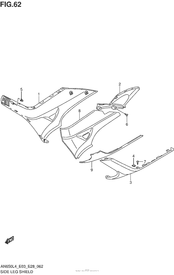 AN650 Side Leg Shield