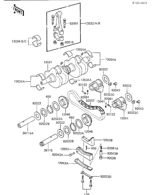 Crankshaft/balancer