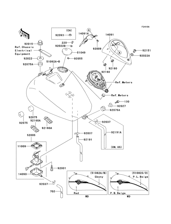Fuel tank(1/3)(vn1500-l3)