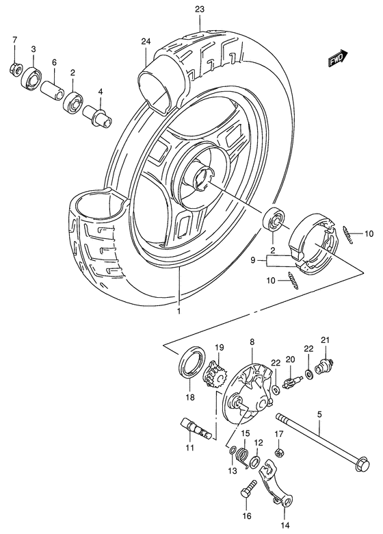 Transom + tube