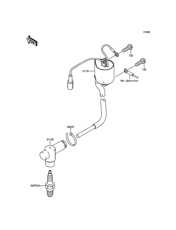 KX100 Система зажигания