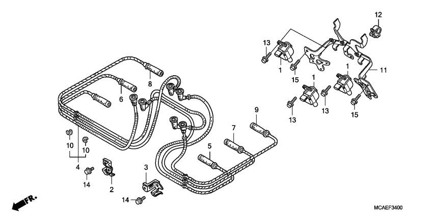GL1800 (ABS) Катушка зажигания