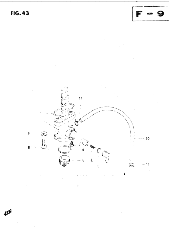 DR250 Топливный кран