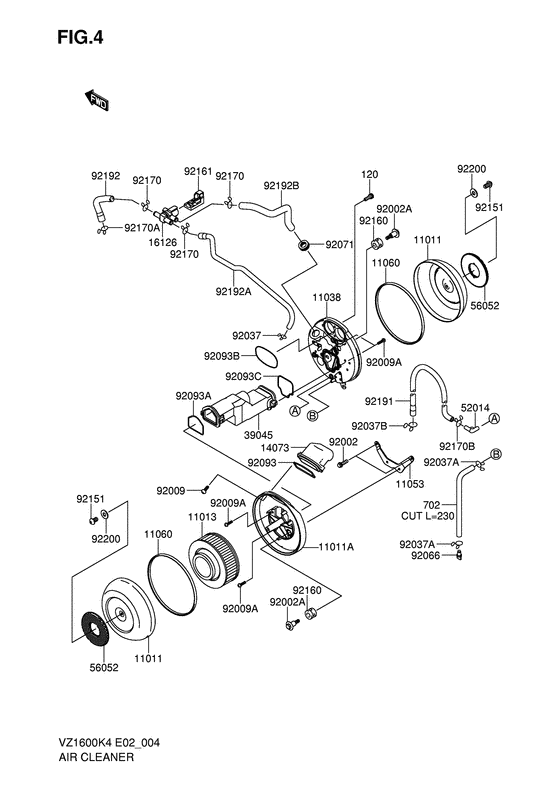 VZ1600 Воздухоочиститель