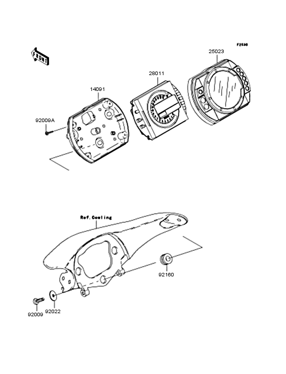 ZX600 Приборы