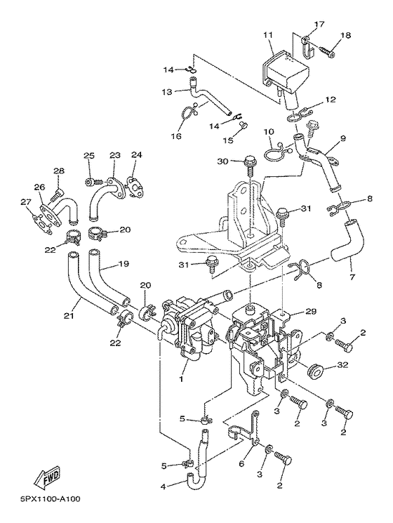 XV17PCRC Система забора воздуха