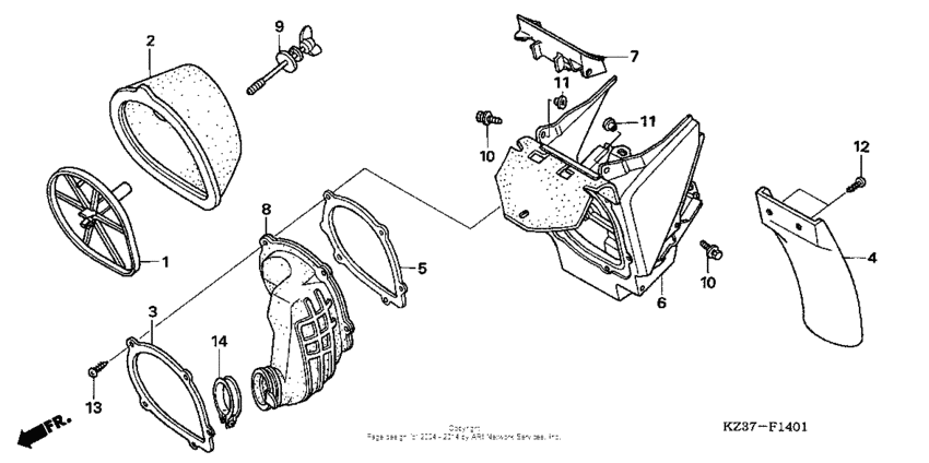 Air cleaner ('05-'07)