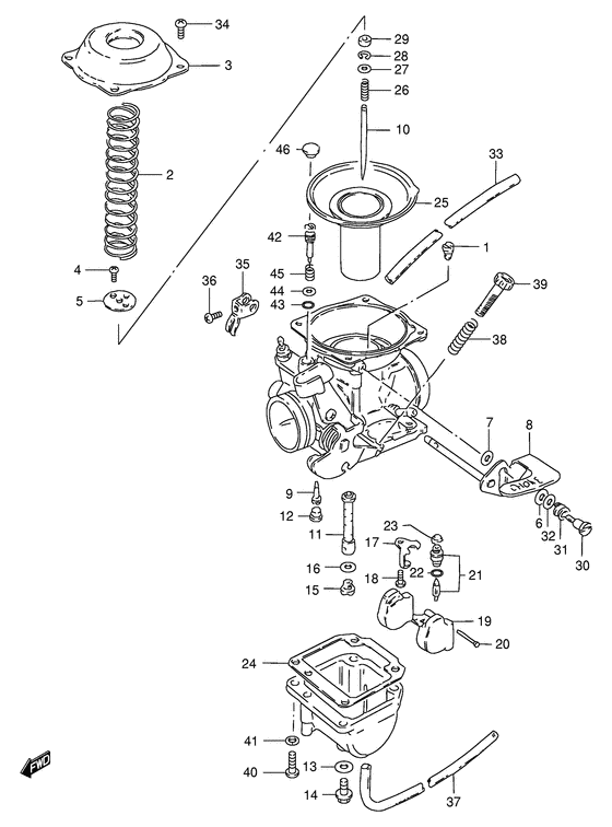 Carburetor assy