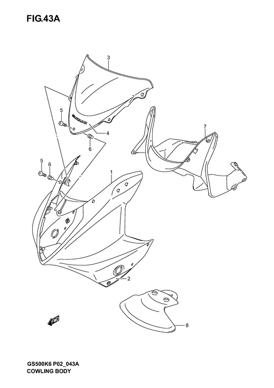 Cowling body